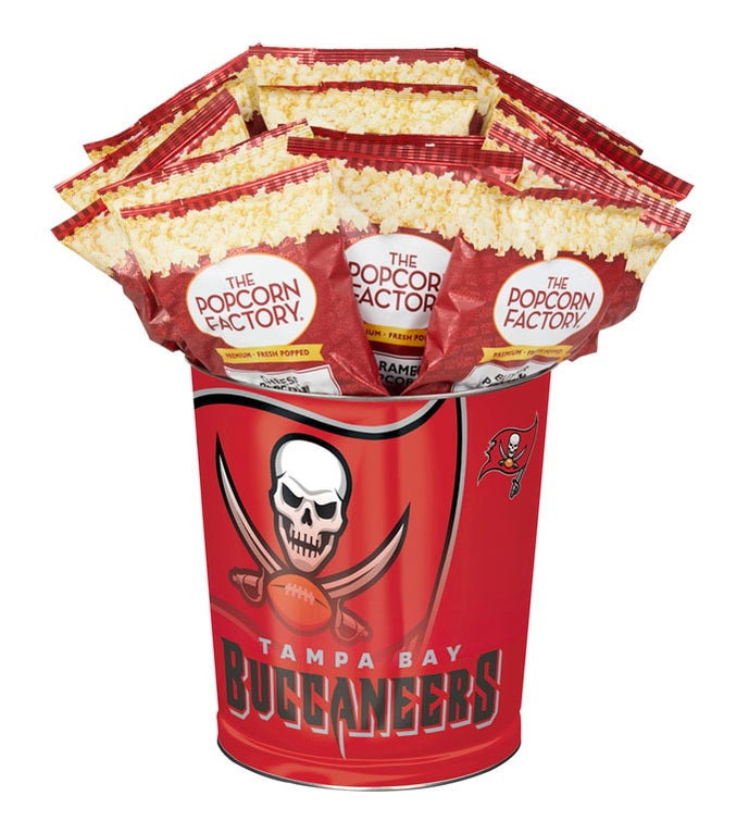 Tampa Bay Buccaneers 3-Flavor Popcorn Tins